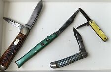 vintage pocket knife lot of 4. I Believe Circa 1950s? picture