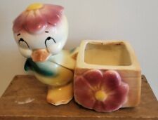 Rare Vintage Shawnee Ceramic Duck Duckling Pottery Planter picture