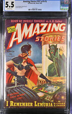 Amazing Stories Mar. 1945 CGC 5.5 - 1st Richard S. Shaver -Shaver Mystery Begins picture