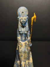 Gorgeous Large SEKHMET the goddess of Healing & war Holding was sceptre picture