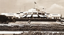Vintage 1949 RPPC Casino Estoril Cascais Portugal Real Photo Postcard picture