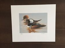 Maryland Migratory Waterfowl Hunting Color Print -Signed by Louis Frisino -1986 picture