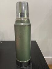 VINTAGE 1970'S STANLEY ALADDIN 1 QUART GREEN THERMOS A-944C picture