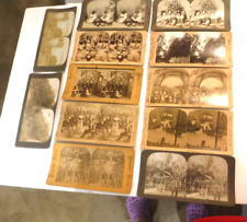 12 x Antique Stereoscope Stereo View Cards Slides picture