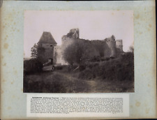 France, Luthenay-Uxeloup, Château de Rosemont vintage print period print picture