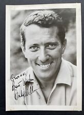 VINTAGE = ANDY WILLIAMS - HAND SIGNED AUTOGRAPHED 5X7 ORIGINAL PHOTOGRAPH picture