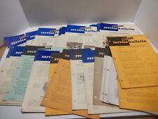 1955 1956 1957 1958 CATERPILLAR SERVICE BULLETIN ASSORTED LOT OF 81 picture