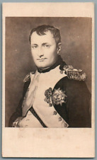 CDV EMPEROR NAPOLON 1ST OLD PHOTO ALBUMINEE NAPOLONE BONAPARTE PHOTO 1860 picture