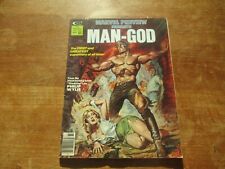MARVEL PREVIEW #9 MAN-GOD MARVEL MAGAZINE HIGHER GRADE FROM GLADIATOR BY WYLIE picture