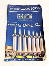 1936 Great Lakes Exposition  Souvenir Cook Book Cleveland Centennial picture