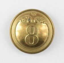 1850s-60s French 8th Regiment Uniform Button L3DT picture