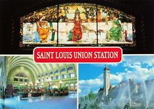 Union Station St Louis Missouri Vintage Continental Chrome Postcard Unposted picture