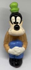 GOOFY SITTING CERAMIC DISNEY FIGURINE 9 INCHES TALL picture