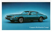 Vintage 1979 Chevrolet Camaro Berlinetta UNP Original ‘79 GM Dealer Ad Postcard picture