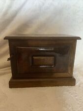 Vintage M.I.M Lador, Inc. Wooden Jewelry Box Music Box picture