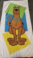 Vintage 2000 Scooby-Doo Cartoon Network Beach Towel Color Blocks 52