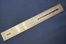 Vintage General Ruler American OR B&S Gauge No 310 Tempered Steel Made in USA picture