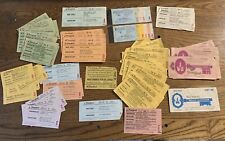 Large lot vintage Disneyland tickets & partial ticket book.  E Ticket D Ticket picture