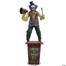 New Creepy Carnival Barker - Animated Halloween or Haunted House Prop picture