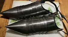 Medieval knight Armor Sabaton shoes Warrior Gothic Steel Shoes Larp SCA Combat picture
