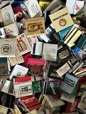 Random VINTAGE MATCH BOOK MATCH BOX LOT Of 10 W/MATCHES Great Condition On Most. picture