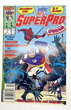 NFL SuperPro #1 1991 Spider-Man (Marvel Comic Books) picture
