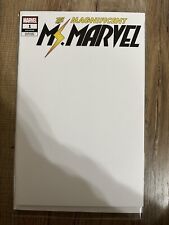 MAGNIFICENT MS MARVEL #1 - NM - BLANK SKETCH COVER - FIRST PRINT - HTF {C5} picture