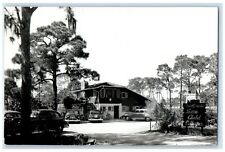 1951 Swiss Chalet Cottages Cars Sarasota Florida FL RPPC Photo Vintage Postcard picture