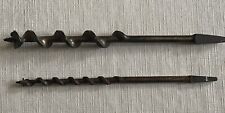 Vintage Irwin #12 And #6 Auger Drill Bits picture