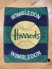 Harrods Wimbledon Tennis Golf Towel Vintage  picture