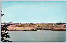 Vintage Postcard TN Memphis River Rail Truck Terminal Chrome ~8081 picture