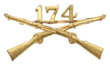 Pre-WWI US Army Metal Insignia: 174th Infantry picture