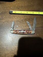 VTG 1970's BOKER TREE BRAND OLDE STAG POCKET KNIFE, WITH BOX, 3 BLADE #70488 picture