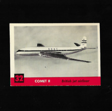 1956 Topps Jets Trading Cards #32 De Havilland Comet II picture