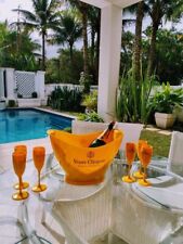 LIMITED EDITION  XXL LED VEUVE CLICQUOT ICE BUCKET   USA +6 FLUTES. picture