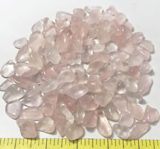 QUARTZ ROSE PINK GIRASOL Small (12-20mm) polished stones  1/2 lb.   HAND SORTED picture