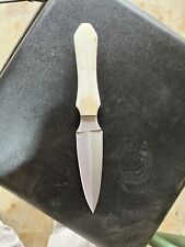 Doc holiday Old West Dagger. Toothpick  bone  handle 1095 carbon 5 Inc Blade picture