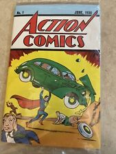 DC Action Comics Superman No. 1 June, 1938 Reprint Sealed and Certificate picture