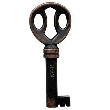 KY-15 Hollow Barrel Antique Skeleton Key for Many China Cabinets Dressers and... picture