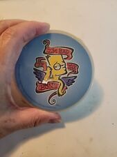 Bart Simpson Deck of Round Playing Cards  2007 New & Sealed I'm Bad To The Bone picture