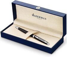 Ballpoint Pen Matt Black with Palladium Trim Medium Tip Blue Ink Gift Box picture