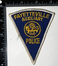 VINTAGE OBSOLETE Arkansas AR Fayetteville Auxiliary Police Department Patch picture