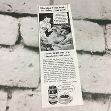 1953 Print Ad Instant Postum General Foods Mr Coffee Nerves Advertising Art picture