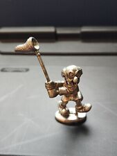 Vintage Pewter Gargamel Figurine With Net picture