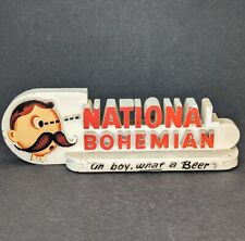 Rare National Bohemian Oh Boy What A Beer Koloplak Chalkware Vintage Ad Sign picture