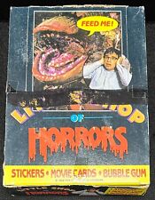 1986 Topps Little Shop of Horrors Bubble Gum, Movie Cards, Stickers in Box 36 Ct picture