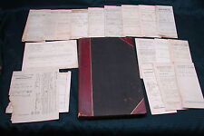 OPC 1914-21 Fulton County ILL Justic Docket Ledger & History Document Hoard picture