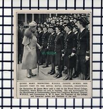 C6132) WRNS Wrens Royal Naval College Greenwich ~ 1945 Cutting picture