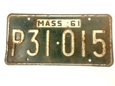 1961 Massachusetts  License Plate Tag picture