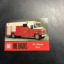 Jb98 Fama Fire Engines 1993 #24 Sidney New York 1992 Utilimaster Rescue picture